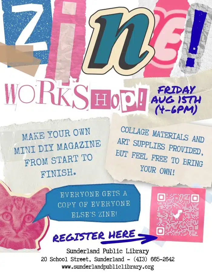 DIY zine workshop in Sunderland