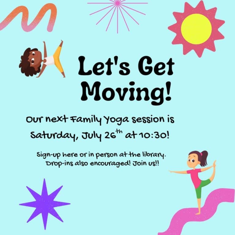Family Yoga at Hadley Public Library