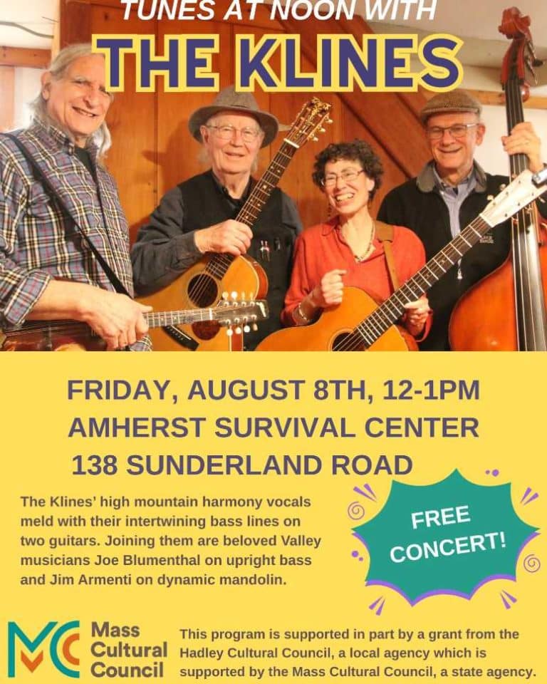 Free concert Amherst August 2025