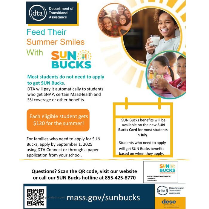 SUNBucks summer food benefits