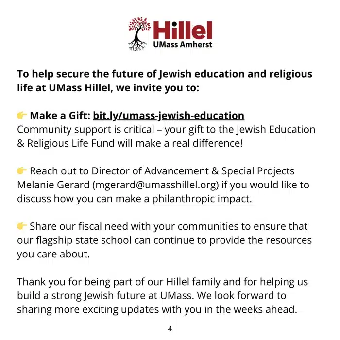 UMass Hillel Rabbi
