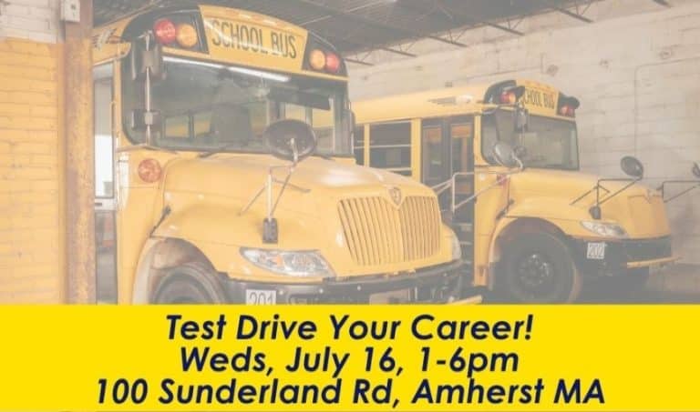 bus driver hiring Amherst