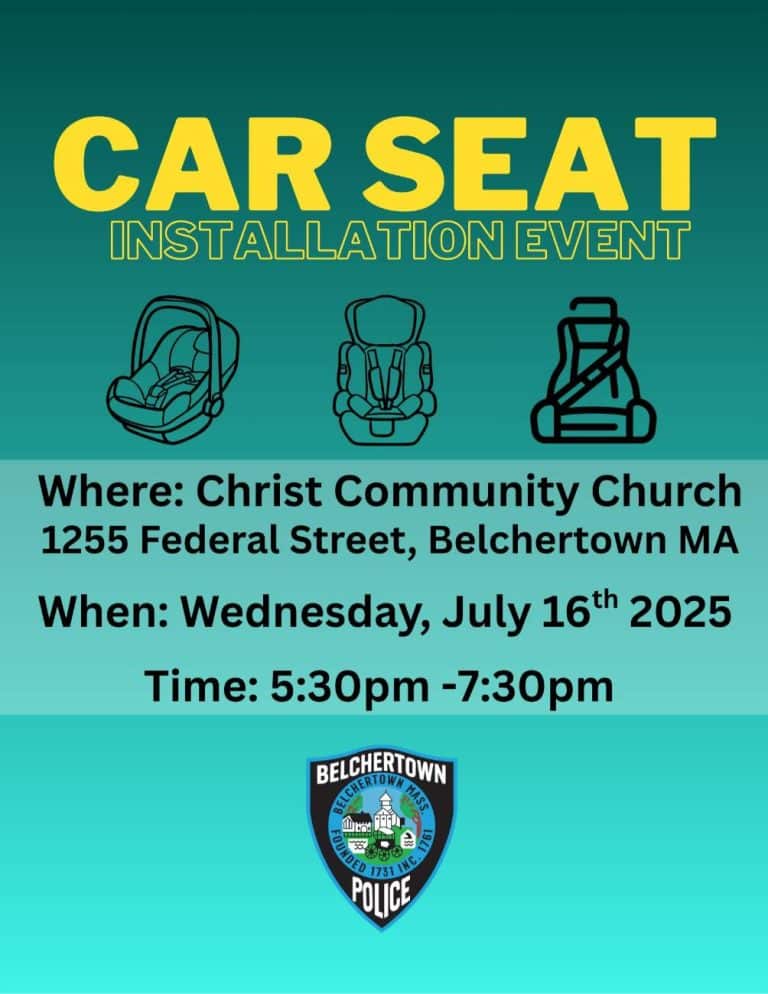 car seat check Belchertown