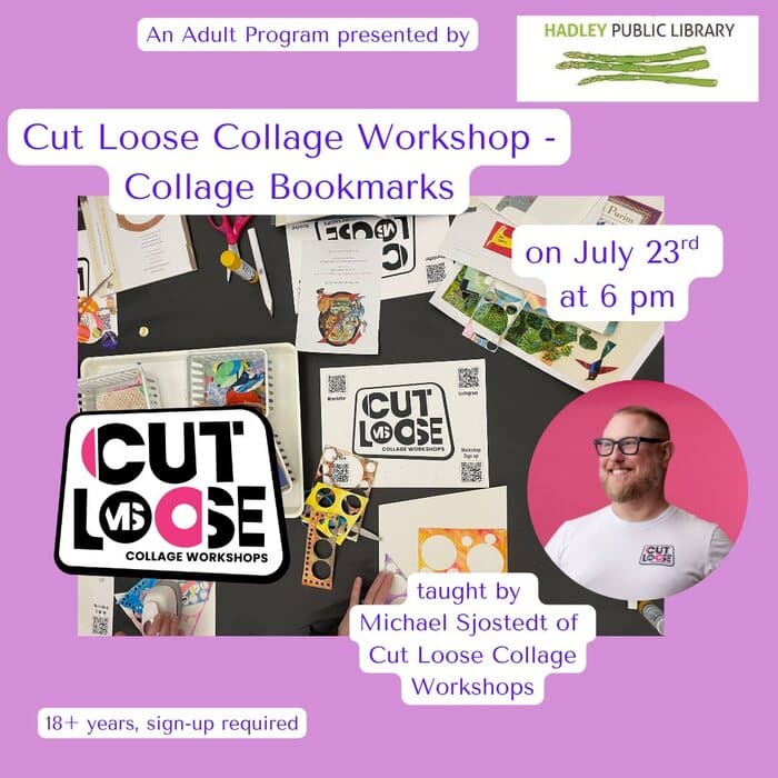 collage bookmark workshop