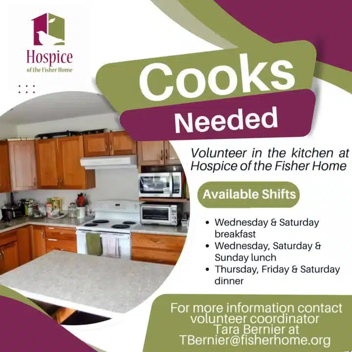 hospice kitchen volunteers