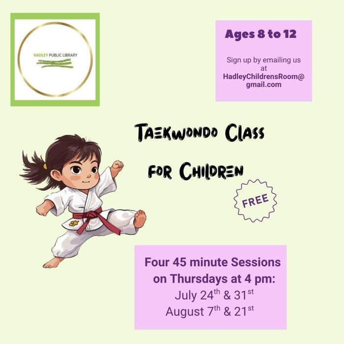 Taekwondo classes for kids Hadley