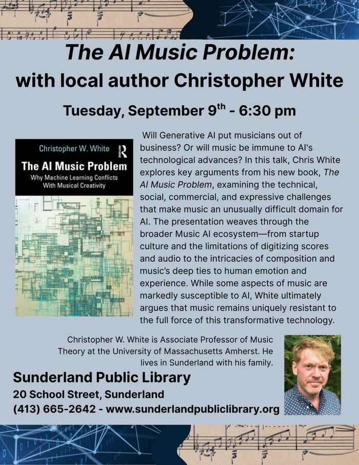 AI music creativity talk in Sunderland