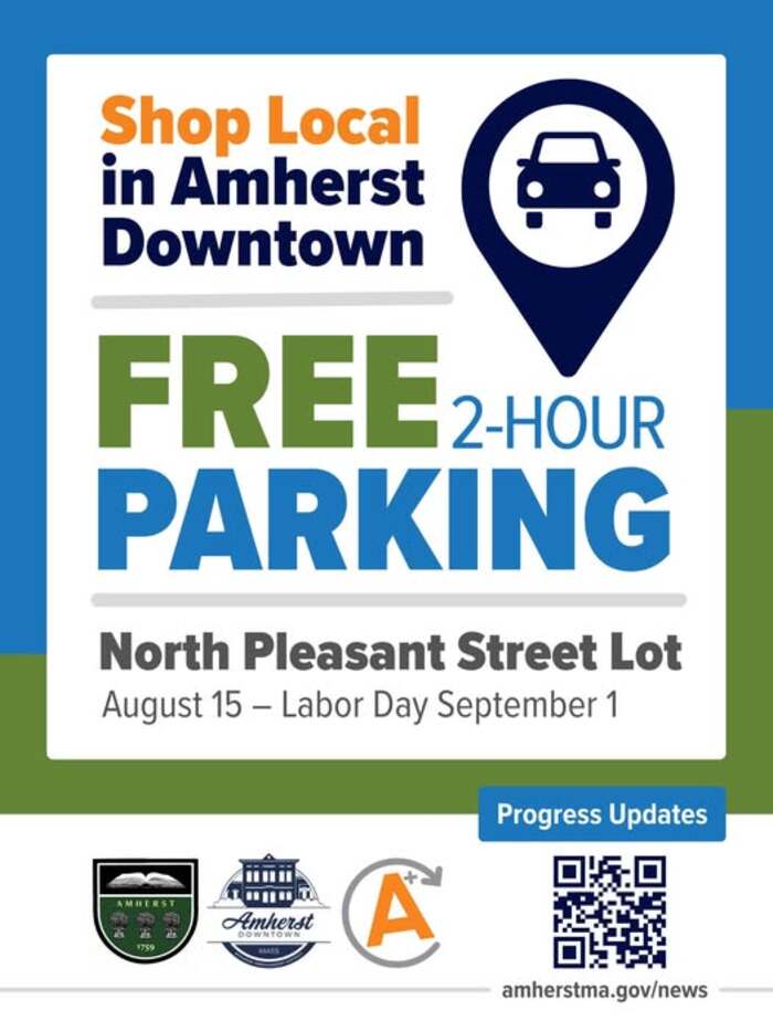 Amherst downtown parking 2025
