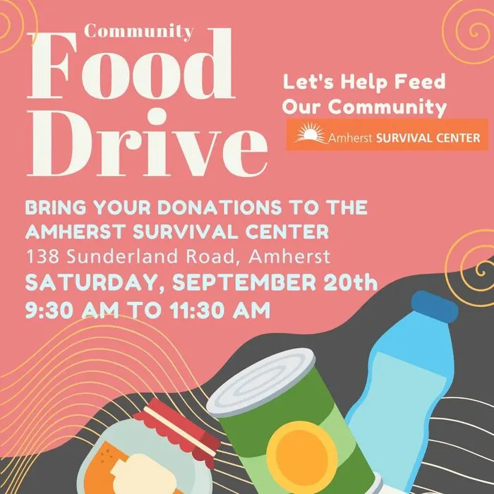 food drive in Amherst