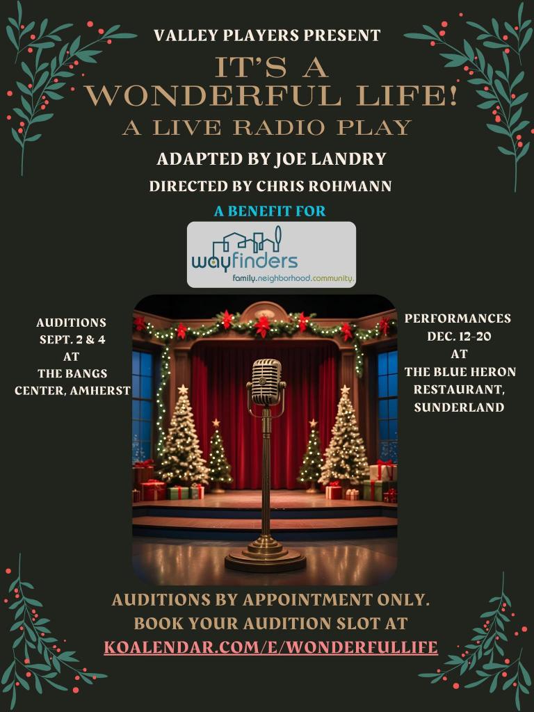 Amherst radio play auditions 2025