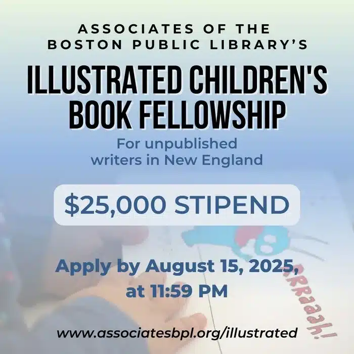 Boston Public Library children’s book fellowship