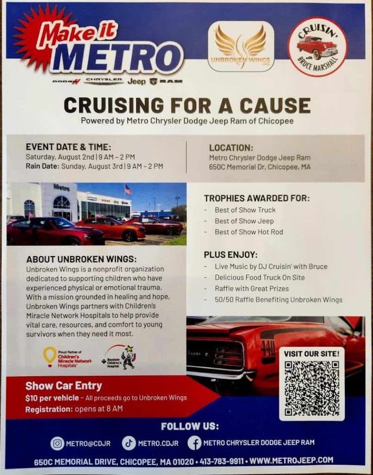 Cruising for a Cause Chicopee 2025