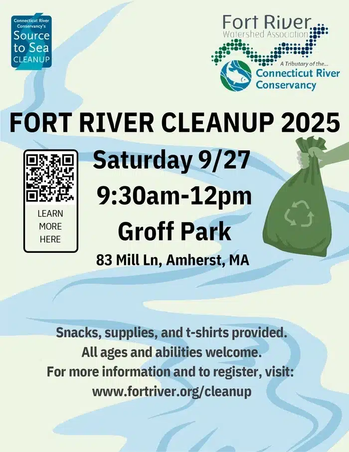 Fort River Cleanup at Groff Park