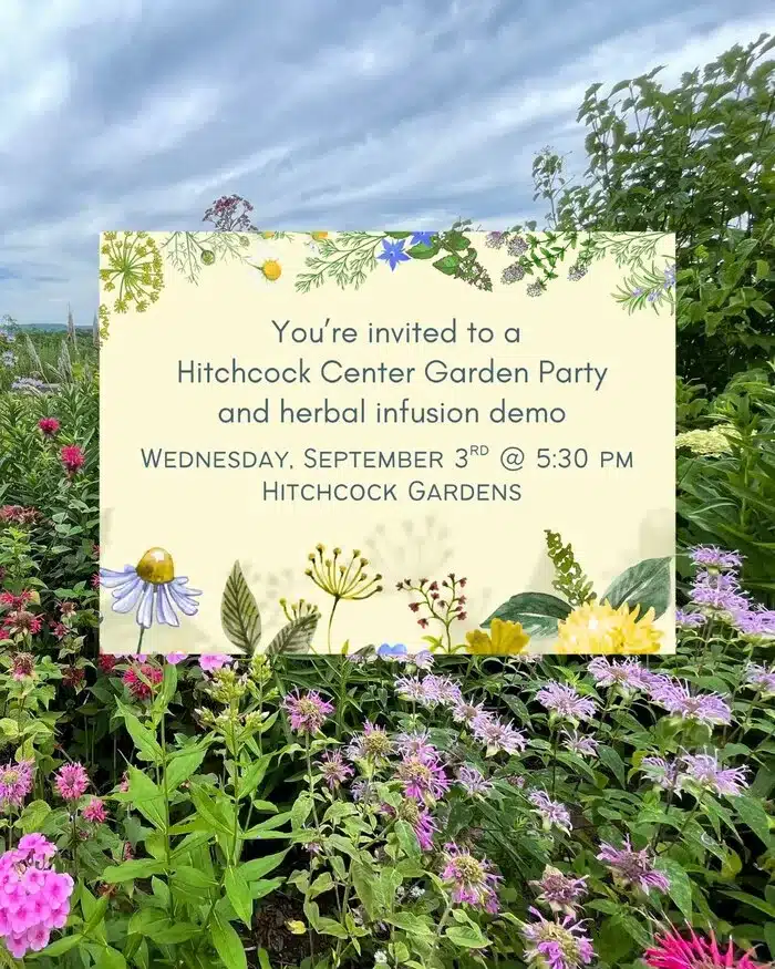 Hitchcock Center garden party