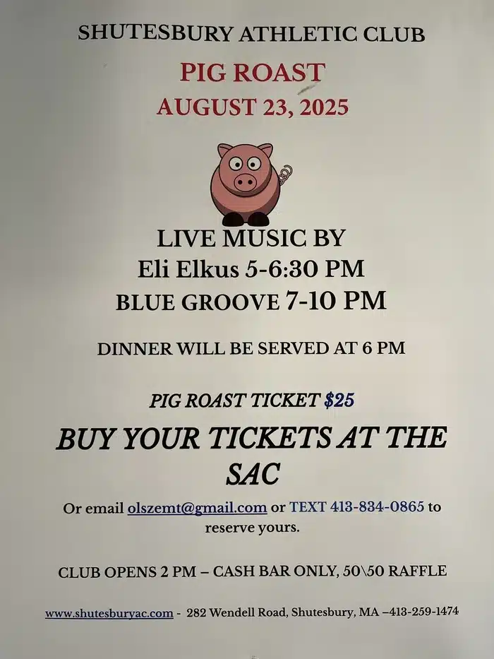 pig roast in Shutesbury