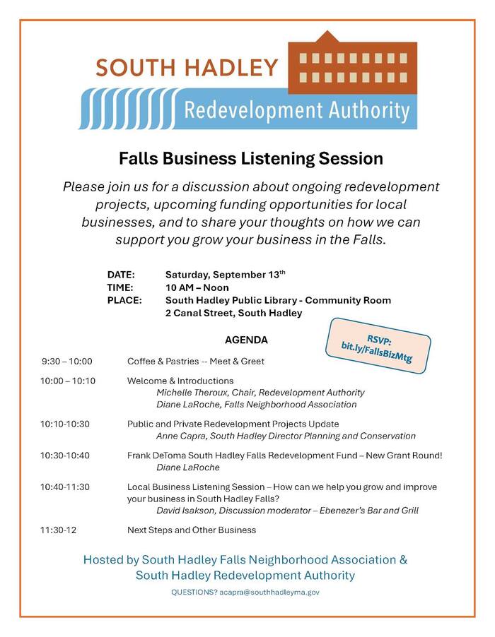 Falls business meeting in South Hadley