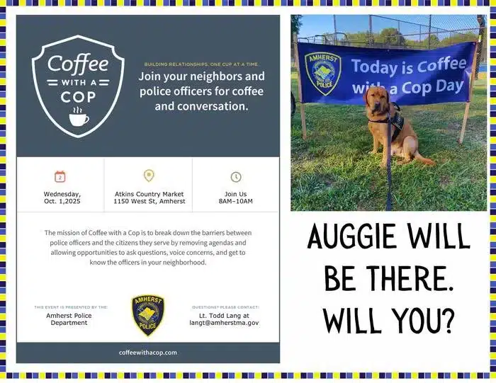 Coffee with a Cop in Amherst