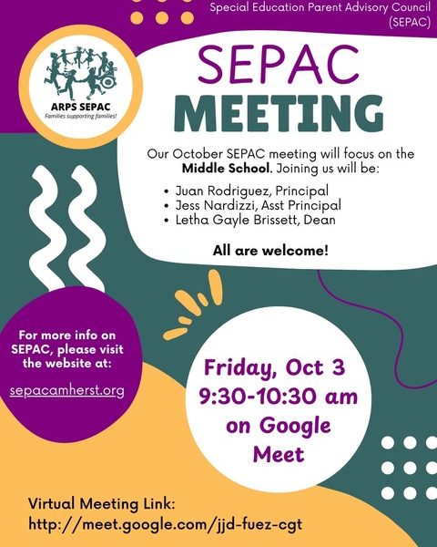 Amherst SEPAC online meeting 2025