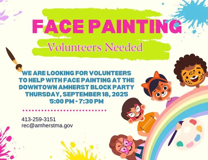 Amherst block party volunteers