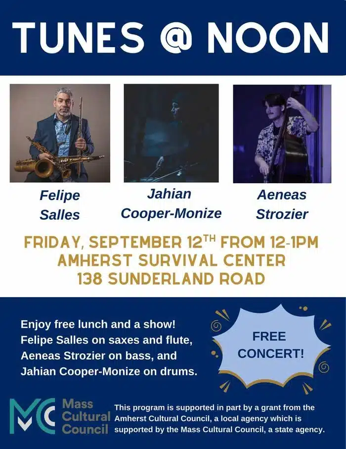 free jazz concert in Amherst