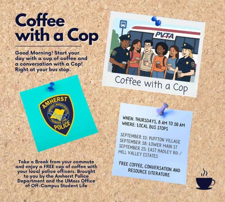 Coffee with a Cop Amherst 2025