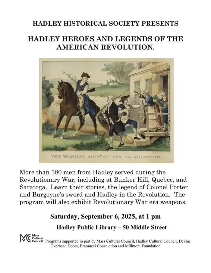 Revolutionary War program in Hadley