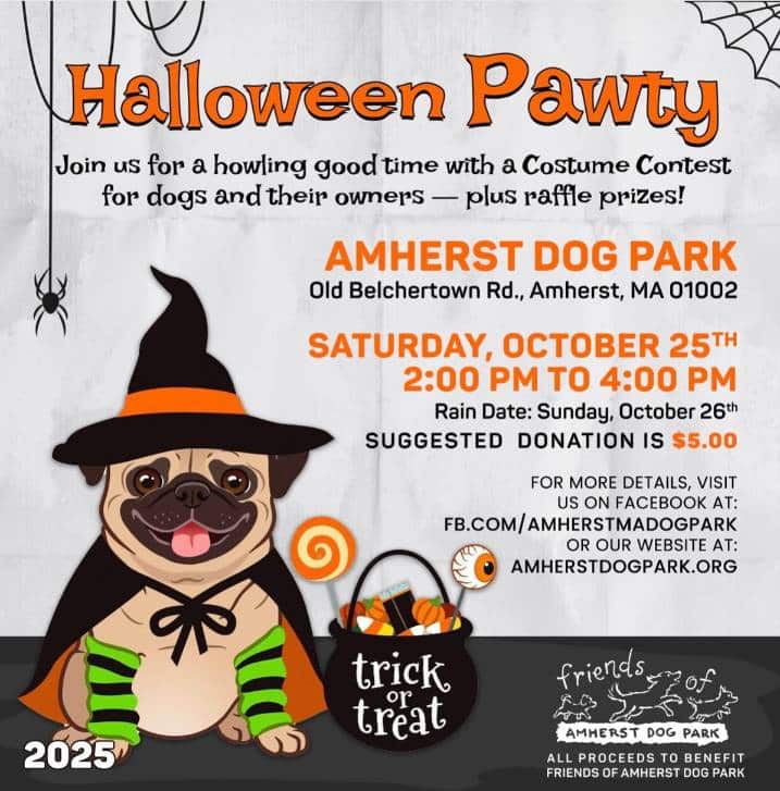 Halloween Pawty Amherst Dog Park 2025