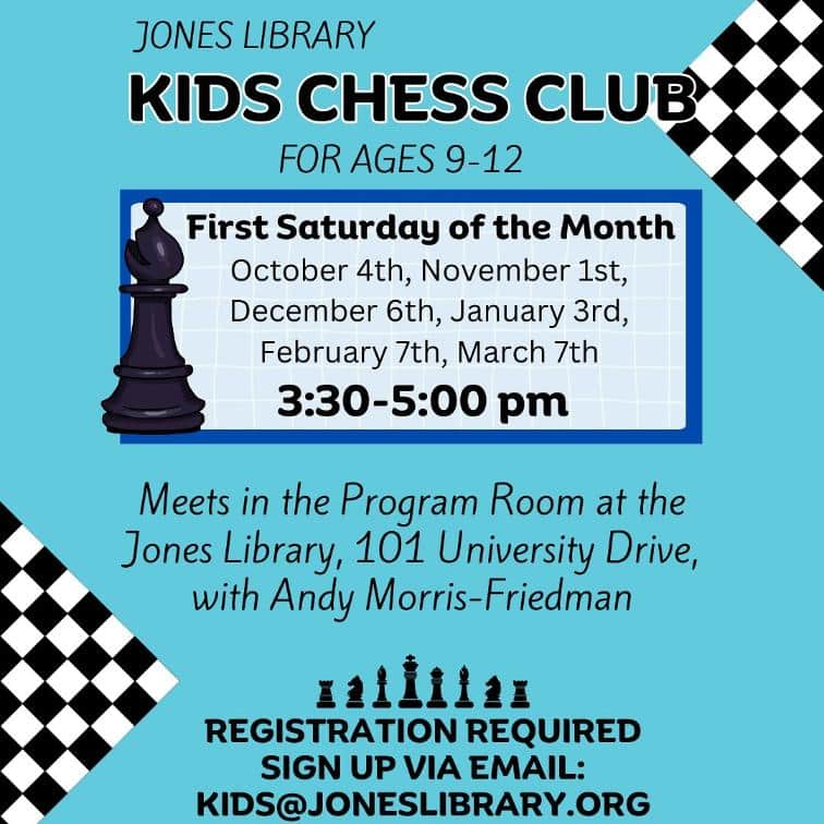 Kids Chess Club Amherst 2025