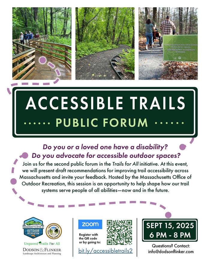 Massachusetts accessible trails forum