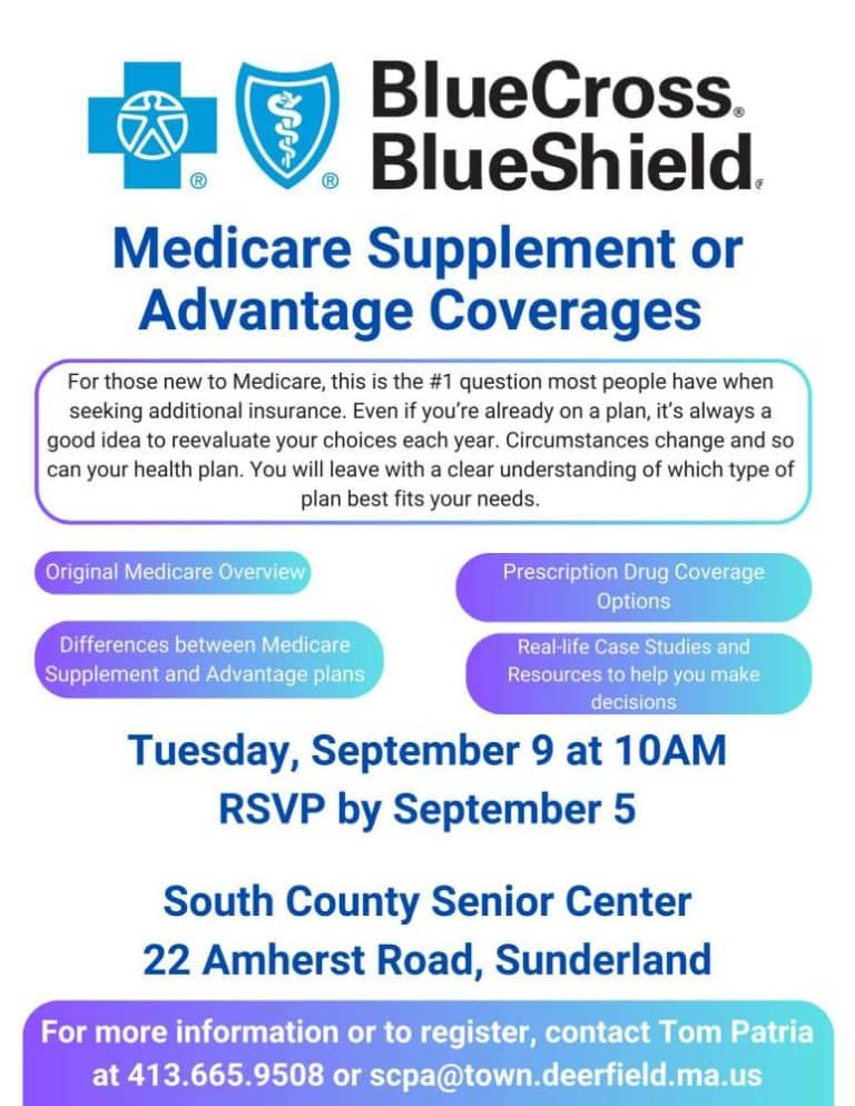 Medicare information session Sunderland 2025