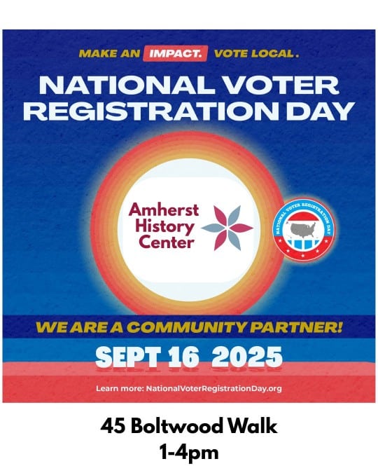 National Voter Registration Day Amherst 2025