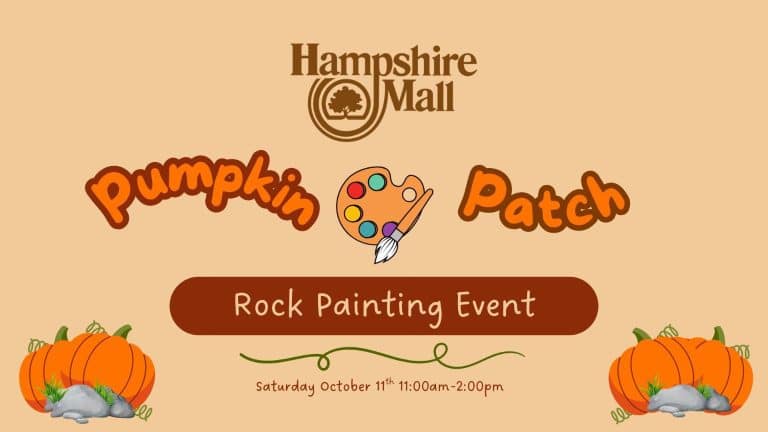 Pumpkin Patch Rock Painting Hampshire Mall