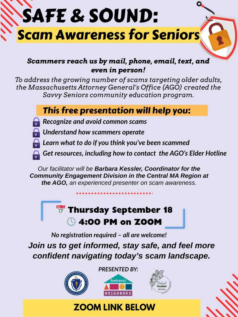 Scam Awareness for Seniors Amherst 2025