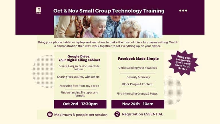 South Hadley Council on Aging technology training 2025