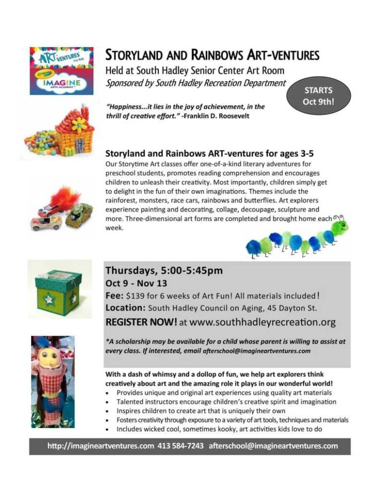 Storyland and Rainbows Art-Ventures South Hadley 2025