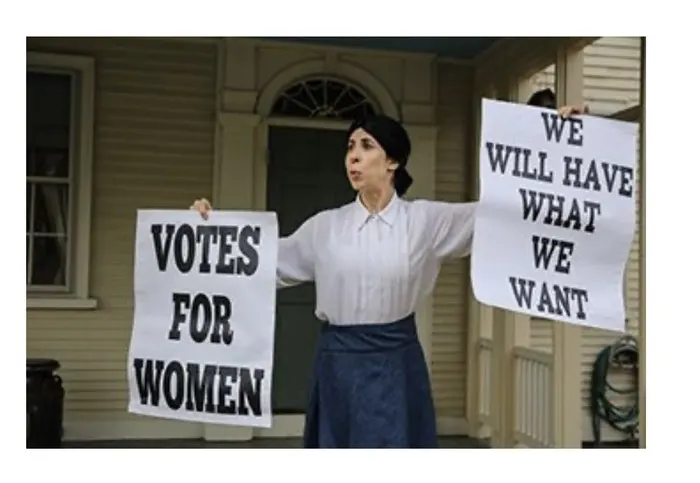 Susan B Anthony show in Hadley