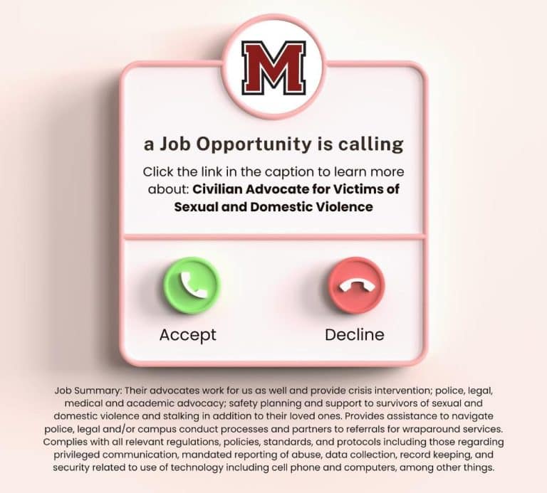 UMass Amherst Civilian Advocate Job 2025