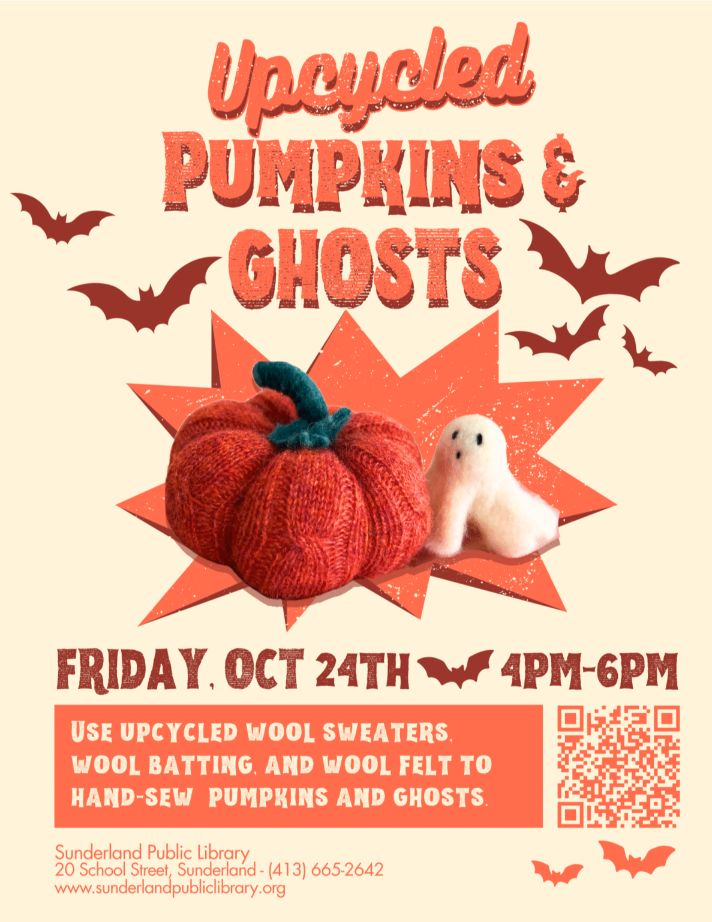 Upcycled Pumpkins and Ghosts Workshop 2025