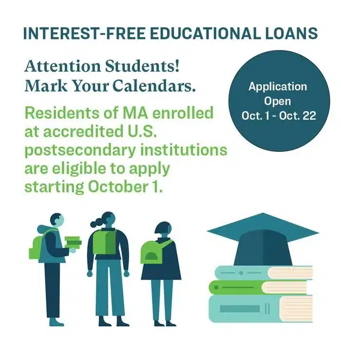 interest-free student loans MA