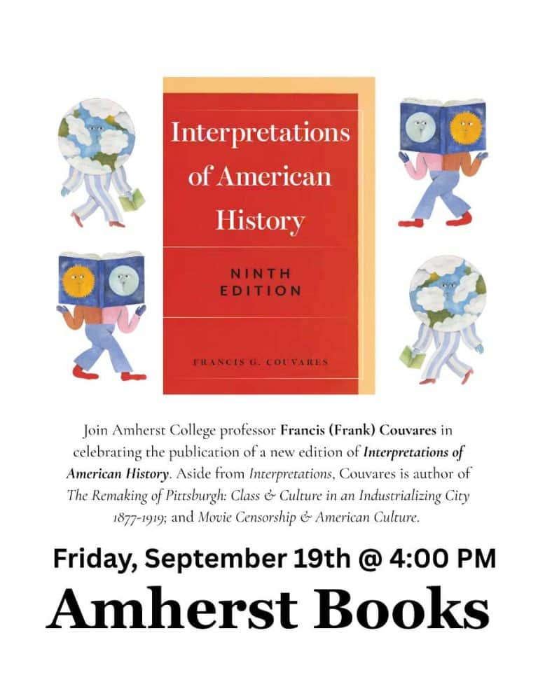 interpretations of american history book launch amherst