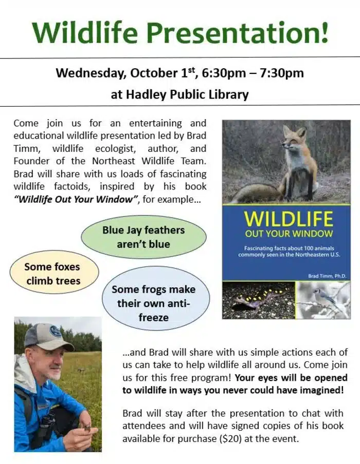 wildlife presentation in Hadley