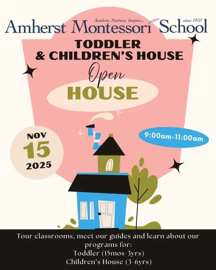 Amherst Montessori open house 2025