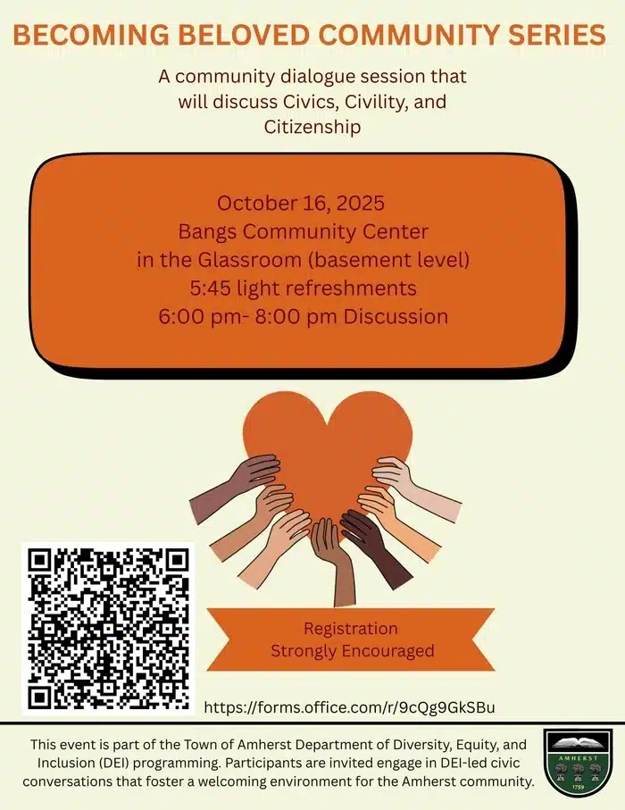 community conversation in Amherst