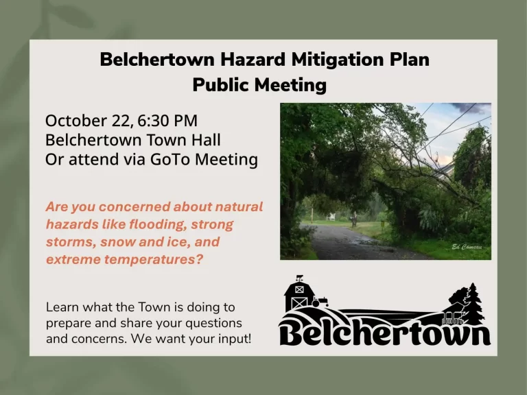 Belchertown Hazard Mitigation Plan 2025
