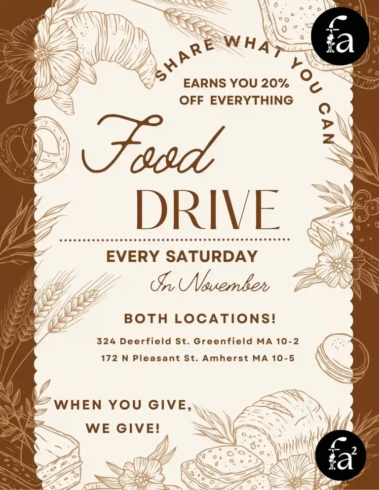 Floral Affairs Food Drive Amherst 2025