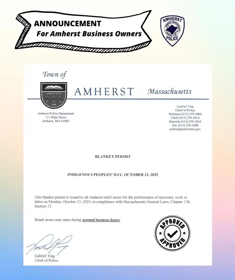 Indigenous Peoples’ Day Amherst 2025