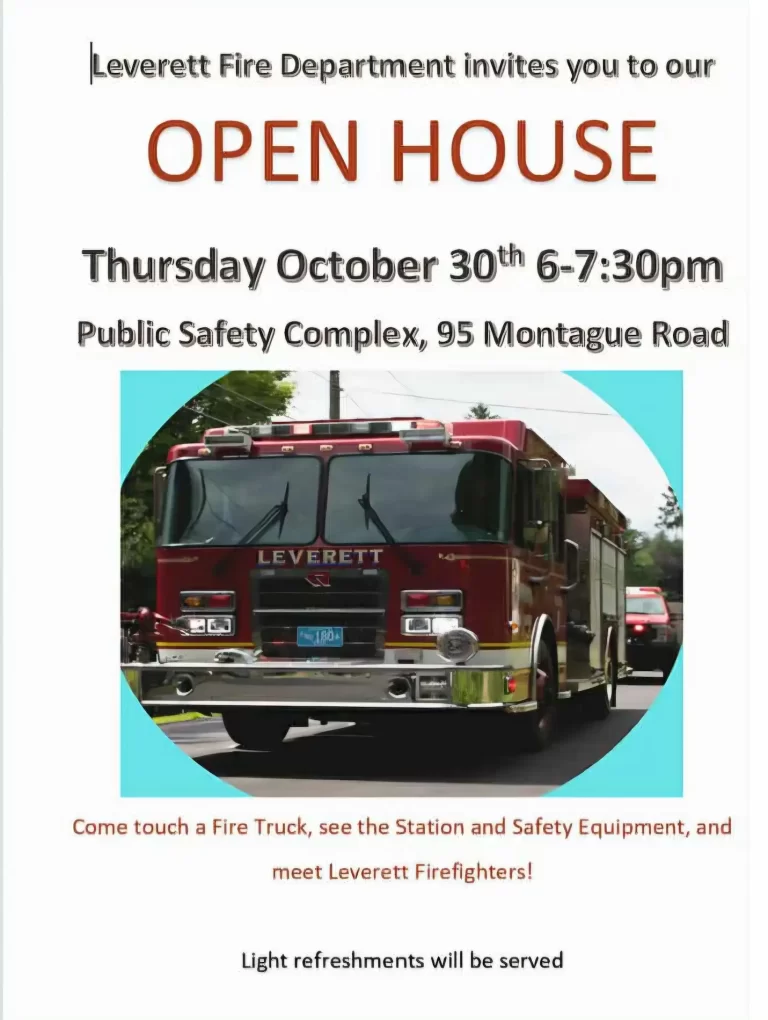 Leverett Fire Department Open House 2025