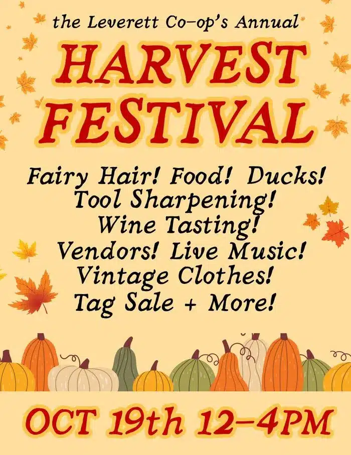 Leverett Co-op Harvest Festival 2025