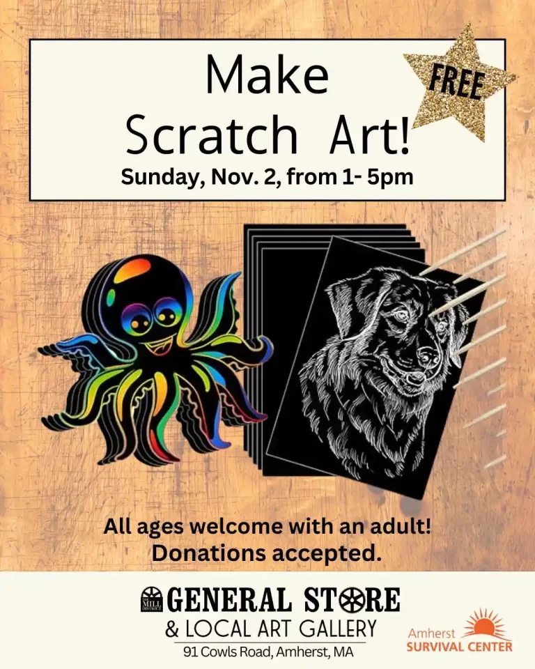 Scratch Art Workshop Amherst MA