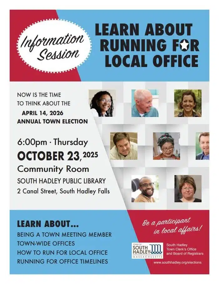 South Hadley local election info session